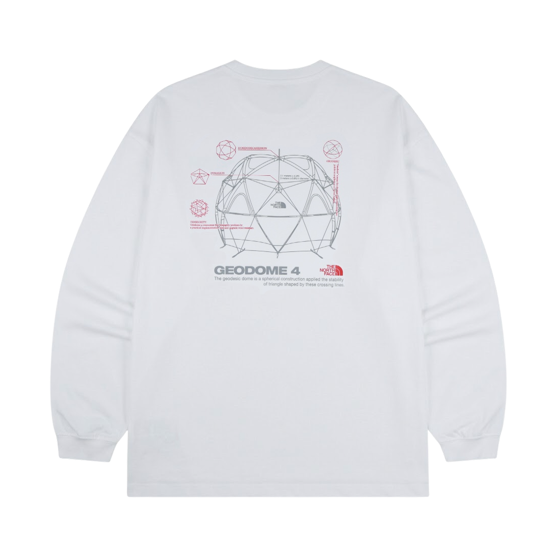 노스페이스 화이트 라벨 지오돔 롱슬리브 R/티셔츠 화이트 - 26SS(The North Face White Label Geodome L/S R/T-Shirt White - 26SS)