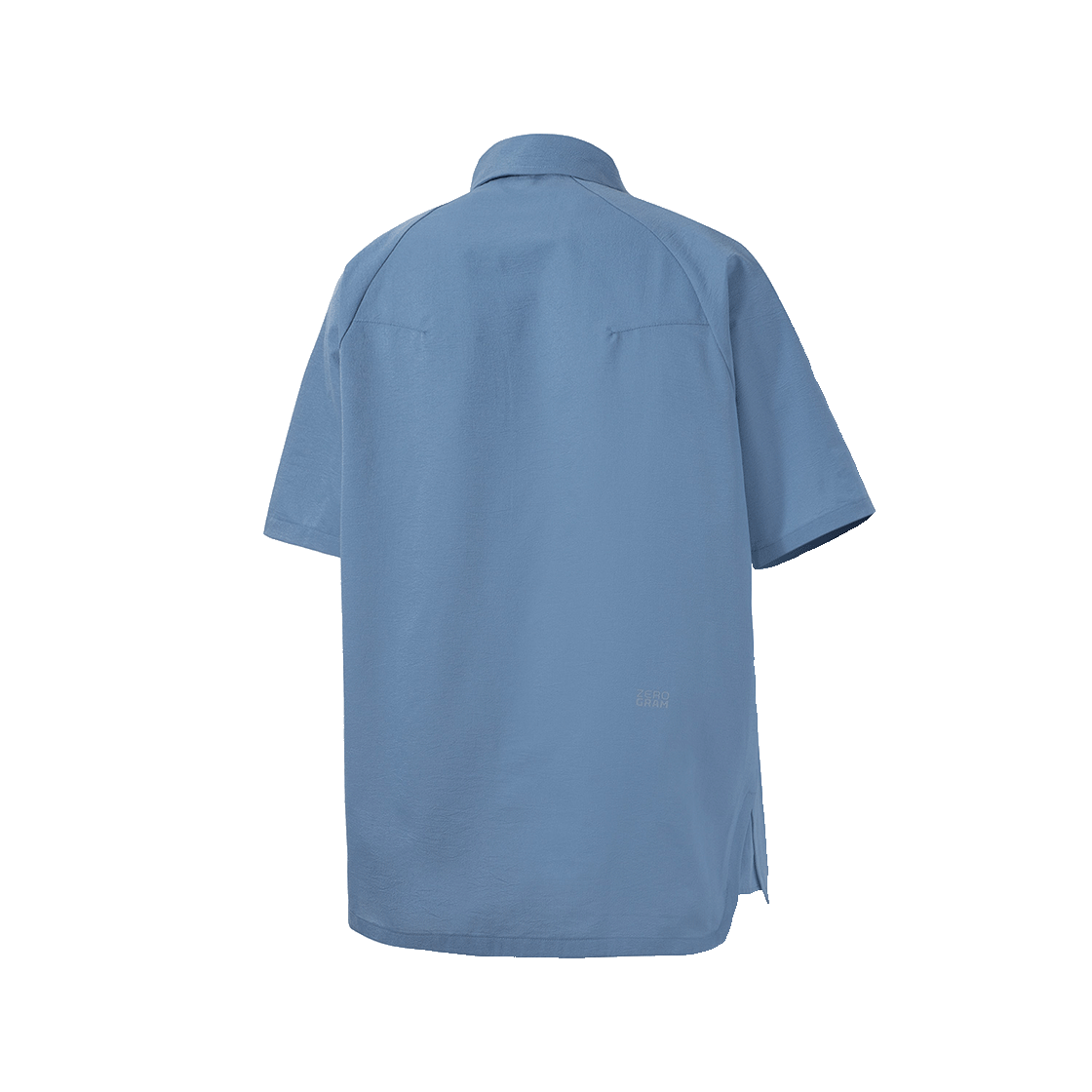 제로그램 에어프레쉬 포켓 반팔 셔츠 그레이시 블루(ZEROGRAM Airfresh Pocket Half Shirts Grayish Blue) - 2