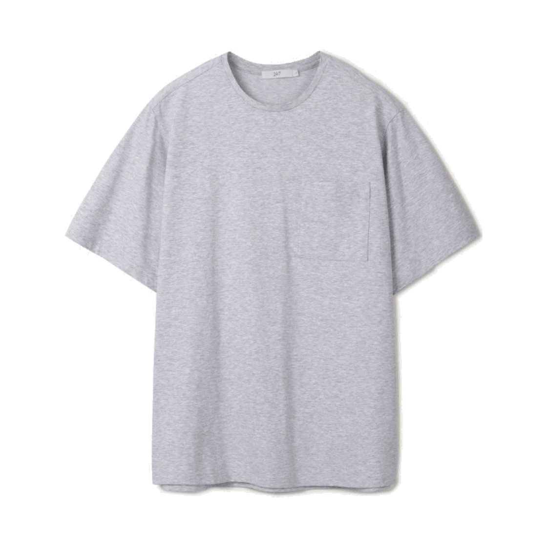 TMTAX24202GYM 24/7 series Sorona 30'S Pocket Tee Melange Gray