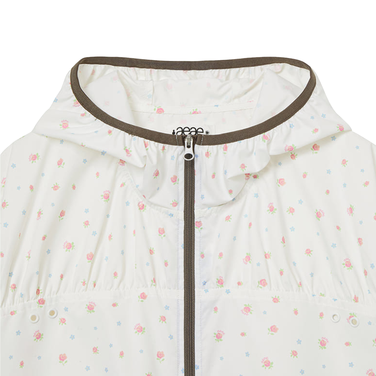 [오프라인 전용] 에이이에이이 우먼 플라워 윈드브레이커 자켓 화이트 - 26SS([오프라인 전용] AEAE Women Flower Windbreaker Jacket White - 26SS) - 3