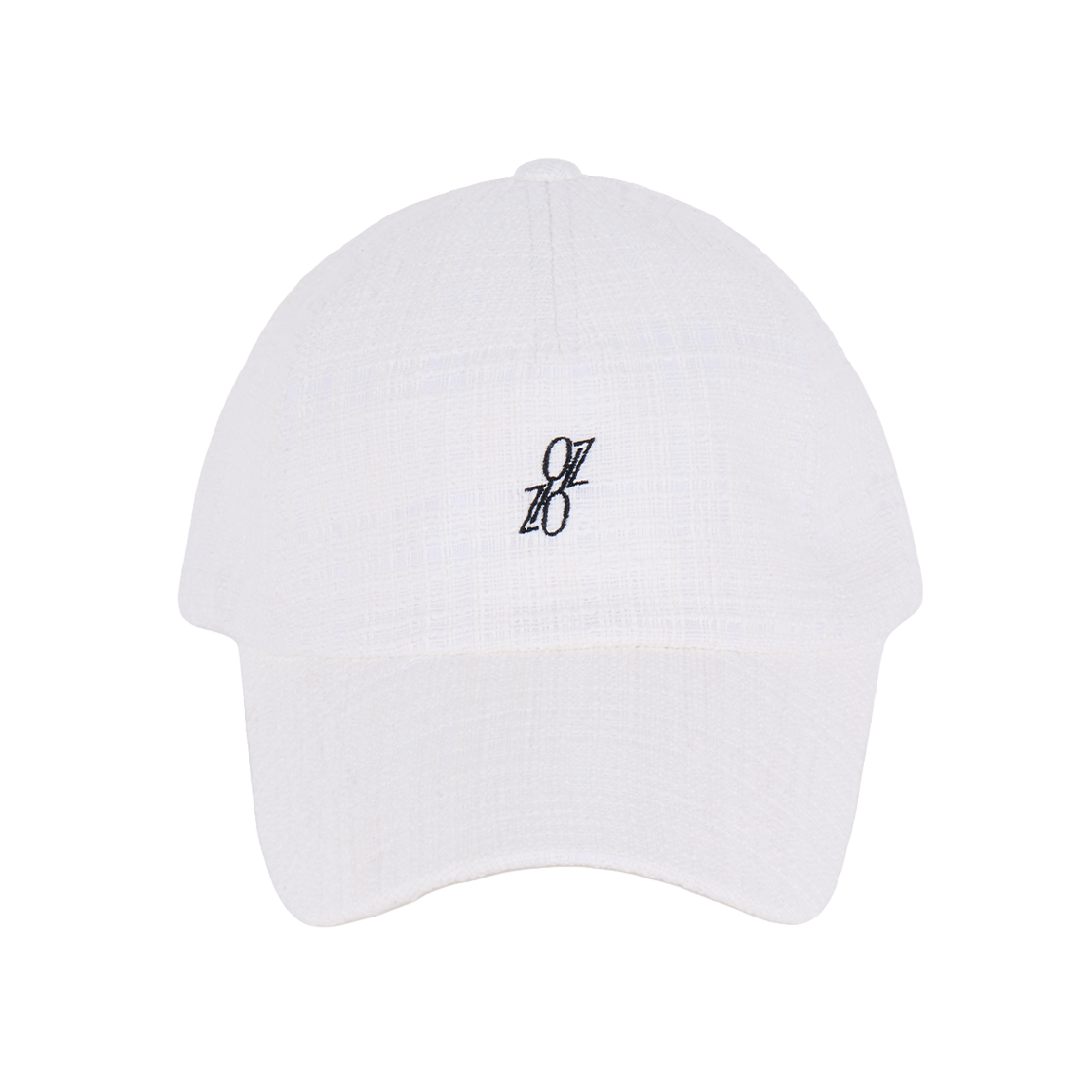 지오송지오 컬렉션 시그니처 트위드 볼캡 화이트 BI2CP202WH(ZIOSONGZIO COLLECTION Signature Tweed Ball Cap White) - 1