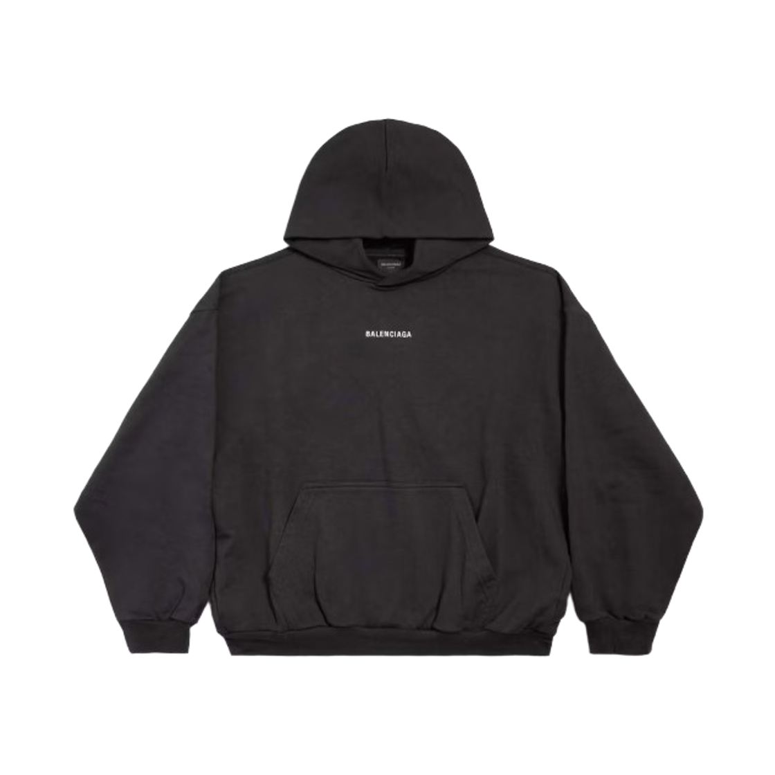 발렌시아가 뉴 발렌시아가 백 미디움 핏 후드 블랙(Balenciaga New Balenciaga Back Medium Fit Hoodie Black) - 2