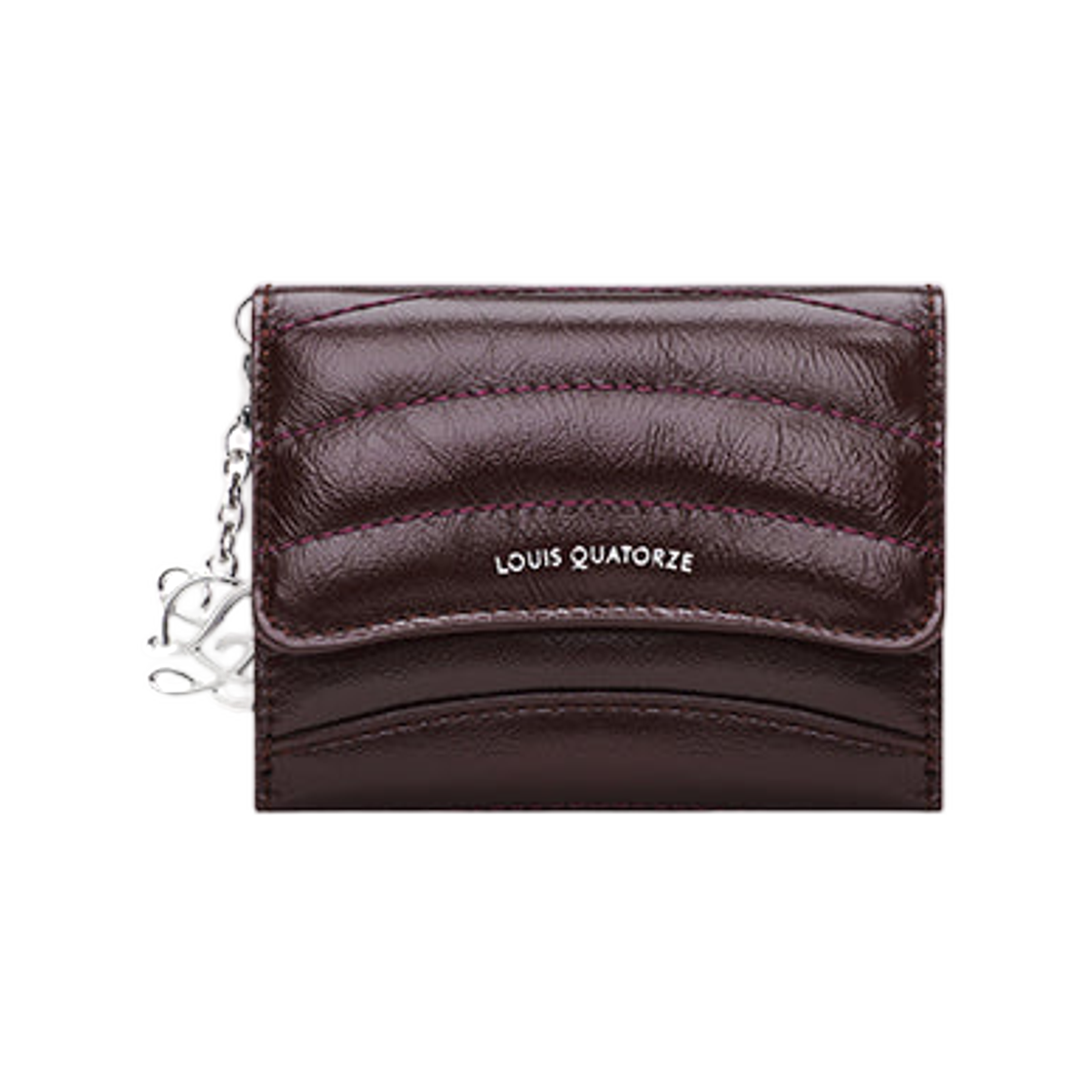 LLSS3QT02FF4WI0171 Louis Quatorze Eileen Half Wallet Wine