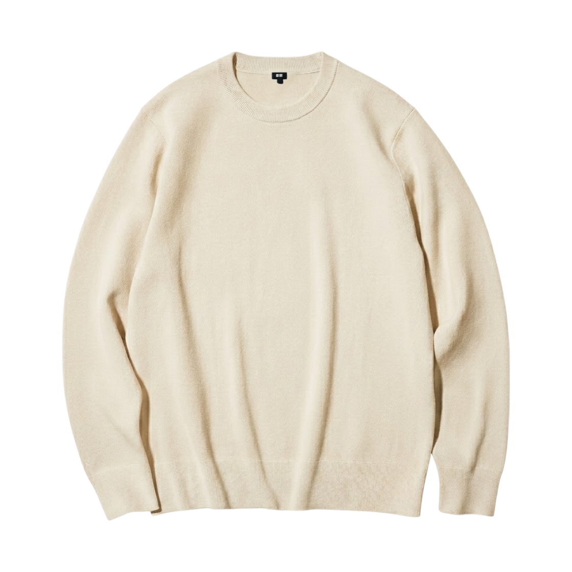 유니클로 워셔블 밀라노 립 크루넥 스웨터 오프 화이트 - JP(Uniqlo Washable Milano Rib Crewneck Sweater Off White - JP) - 1