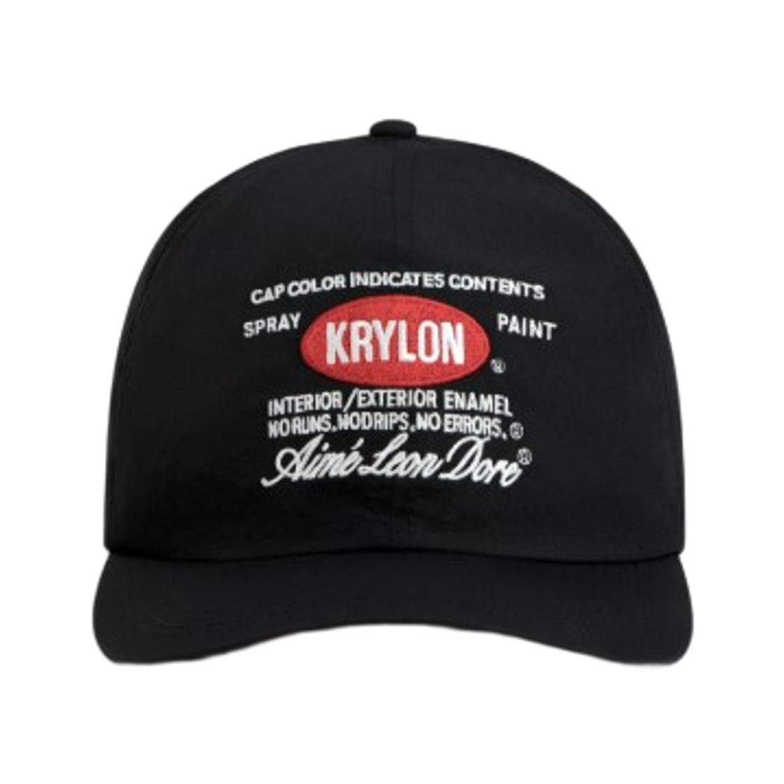 에메 레온 도르 x 크릴론 라벨 햇 블랙(Aime Leon Dore x Krylon Label Hat Black) - 1