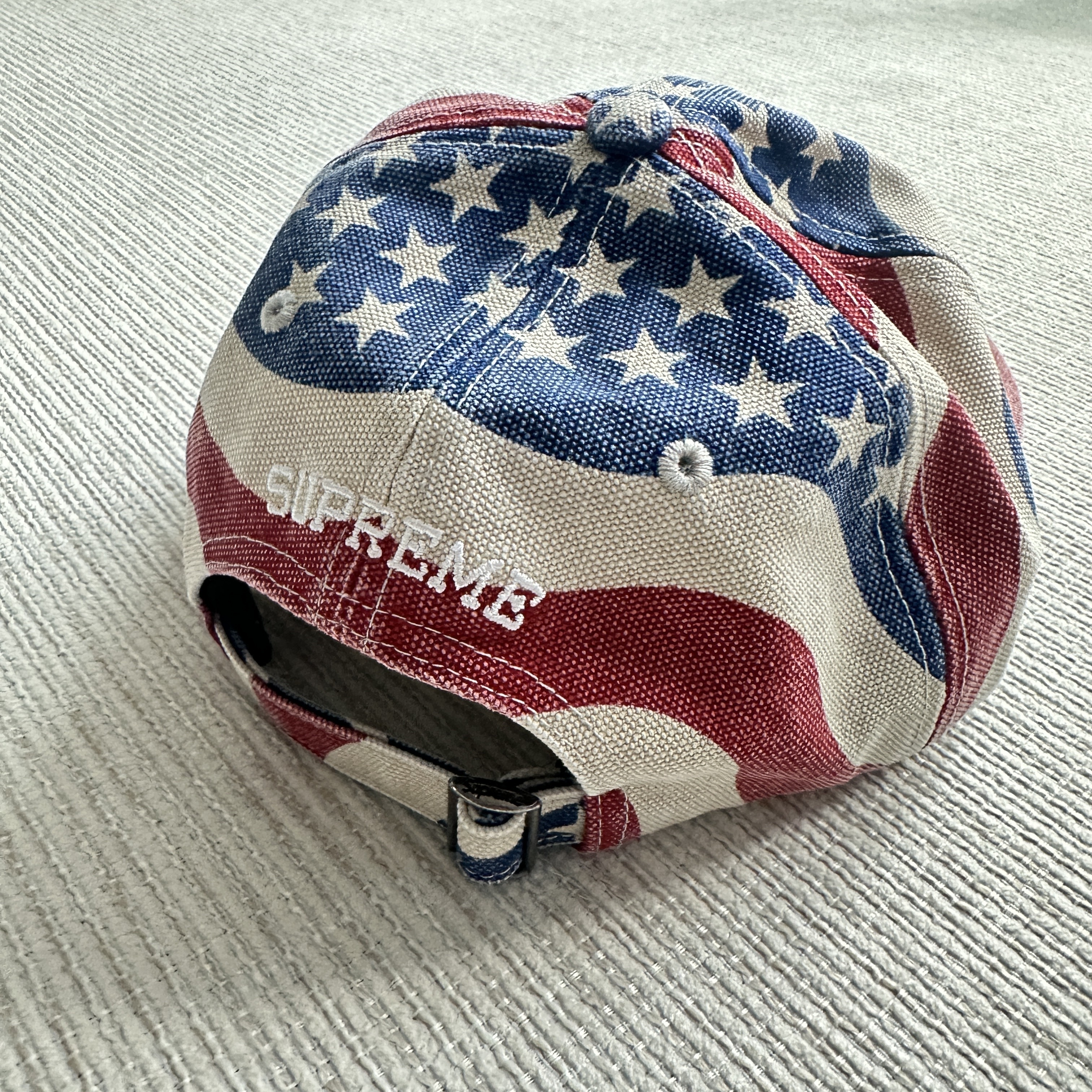 Supreme Pigment Coated S Logo 6-Panel Flag - 26SS 착용 스타일 - 2