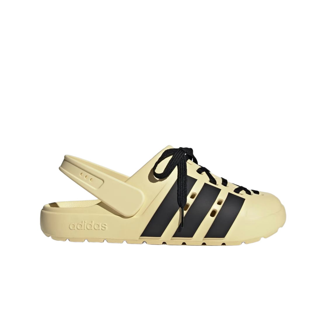 아디다스 아딜렛 클로그 2.0 웜 바닐라 코어 블랙(Adidas Adilette Clog 2.0 Warm Vanilla Core Black) - 1