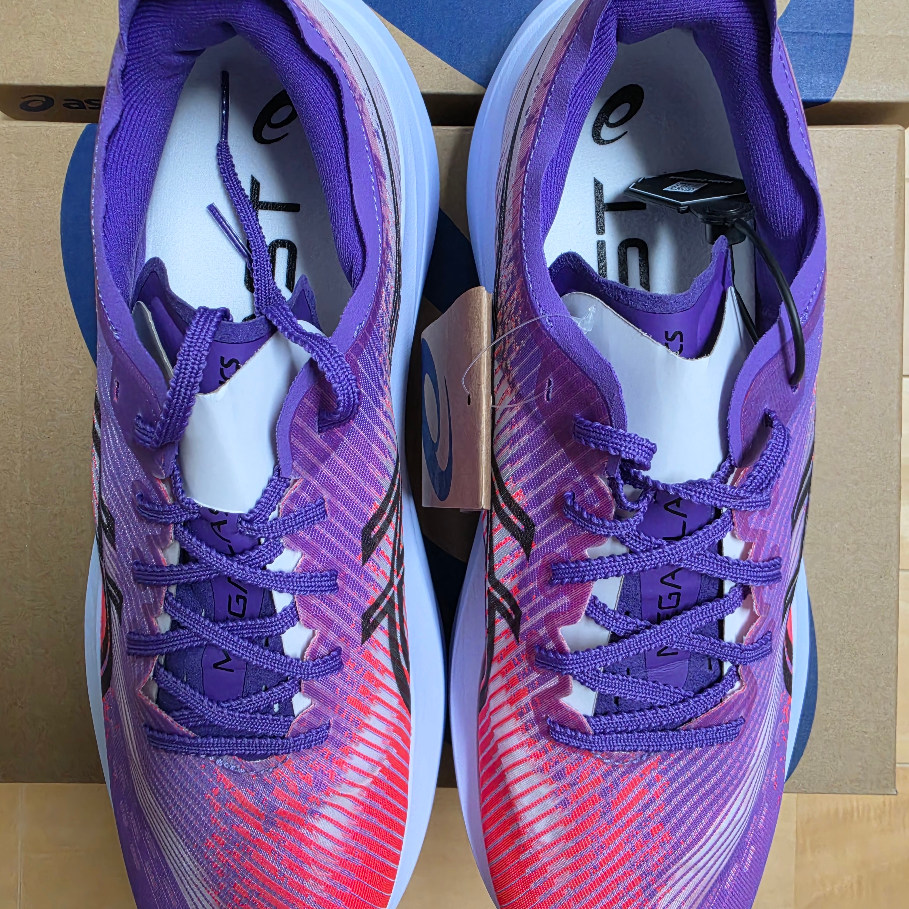 Asics Megablast Edo Purple Black 착용 스타일 - 5