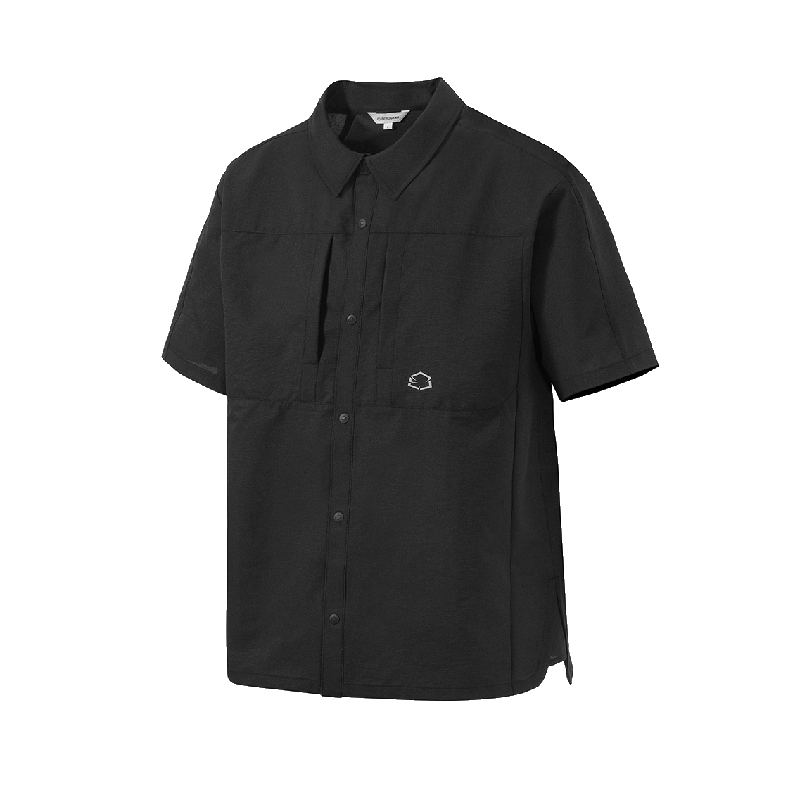 제로그램 에어프레쉬 포켓 반팔 셔츠 블랙(ZEROGRAM Airfresh Pocket Half Shirts Black)
