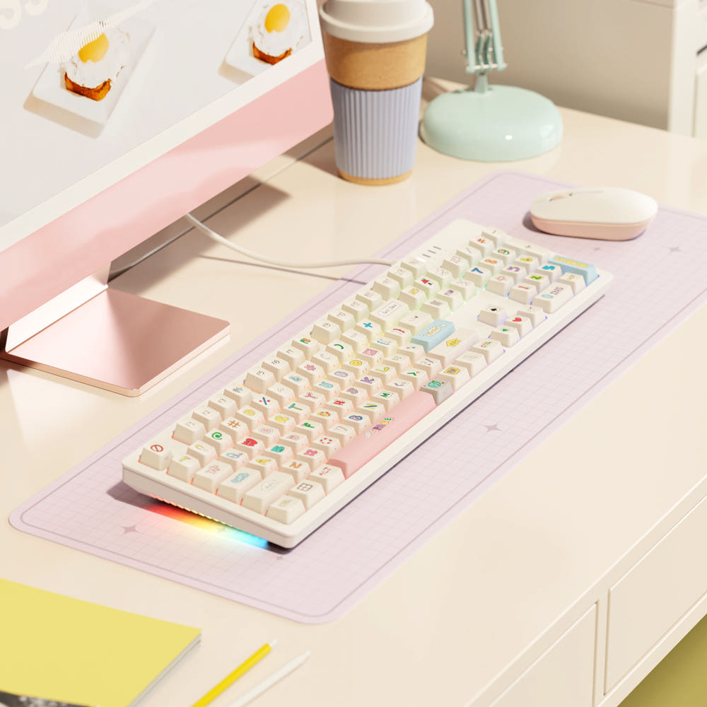 시이닷 다이어리 유선 LED 기계식 키보드(C.e.dot Diary Wired LED Mechanical Keyboard) - 4