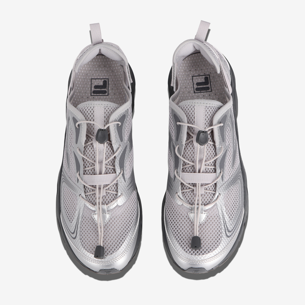 [6% 적립] 휠라 슬릭 웨이비 샌들 v3 그레이([6% 적립] FILA Sleek Wavy Sandals V3 Gray) - 4