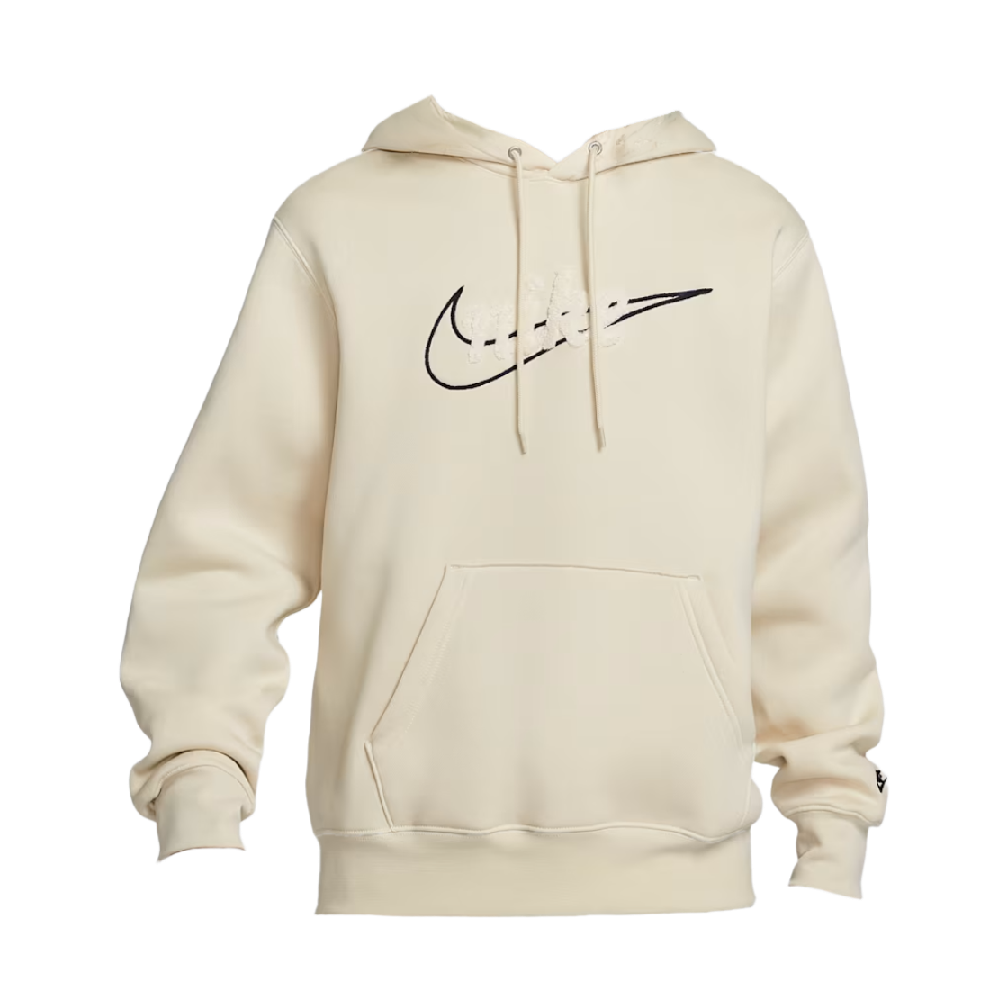 IF0686-229 Nike NSW Club Fleece Hoodie Light Khaki Obsidian - Asia
