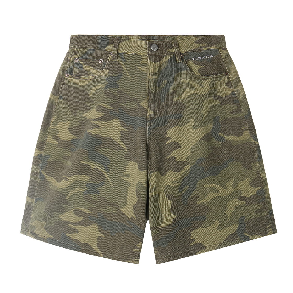 [KREAM 단독] [예약 배송] 혼다 모터사이클 버뮤다 팬츠 카모([KREAM 단독] [예약 배송] Honda Motorcycle Bermuda Pants Camo)