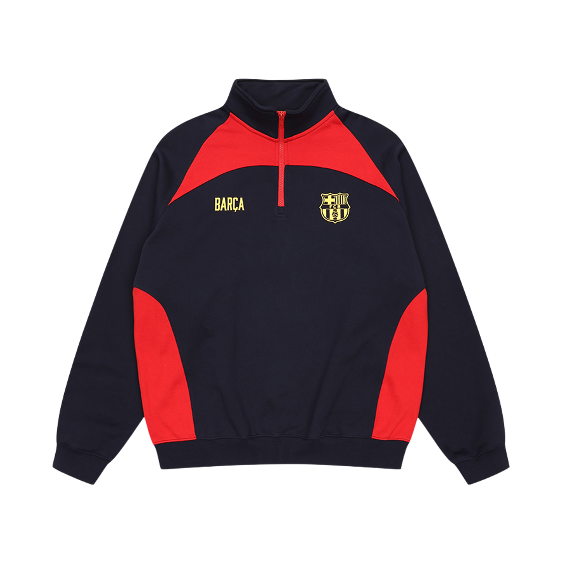 FC 바르셀로나 레전드 하프넥 집업 네이비(FC BARCELONA Legend Half-Zip Navy)