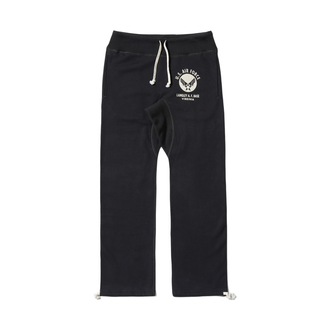 버즈 릭슨 U.S. 에어 포스 스웨트 팬츠 블랙(Buzz Rickson's U.S. Air Force Sweat Pants Black)