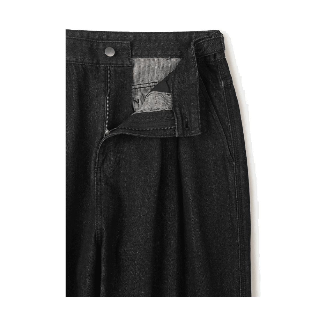24/7 시리즈 어드저스터블 로우 와이드 데님 블랙(24/7 series Adjustable Raw Wide Denim Black) - 6