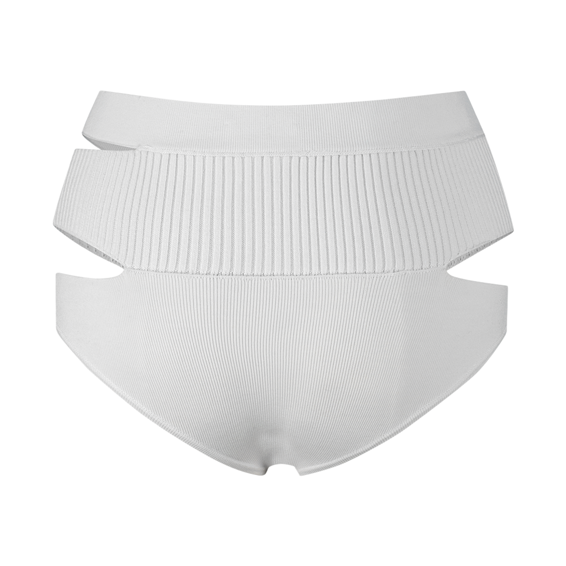 쥬키프 비스코스 슬릿 브리프 화이트(Juukiff Slitted Brief In Peppermint Viscose White) - 2