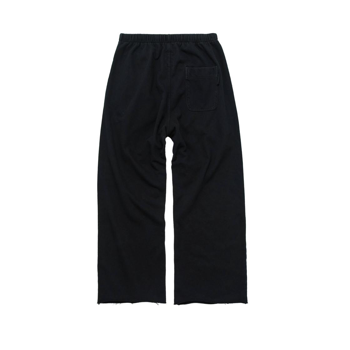 폴리테루 휴먼인덱스 휴먼 스웨트팬츠 003 로우 컷 잉크 블랙(Polyteru Human Index Human Sweat Pants 003 Raw Cut Ink Black) - 2