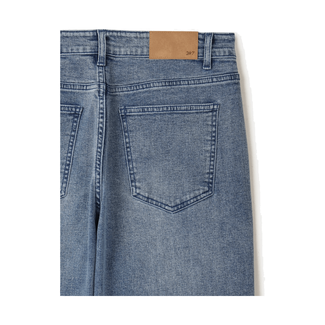 24/7 시리즈 세미 와이드 스트레이트 데님 블루(24/7 series Semi-Wide Straight Denim Blue) - 5