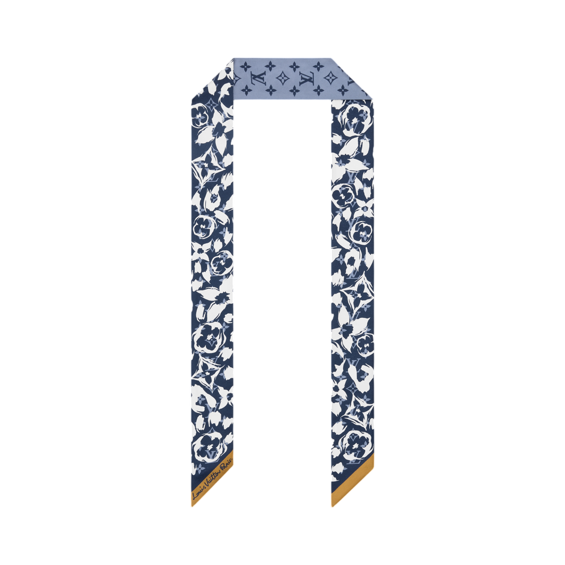 - (W) Louis Vuitton LV Safari BB Bandeau Blue