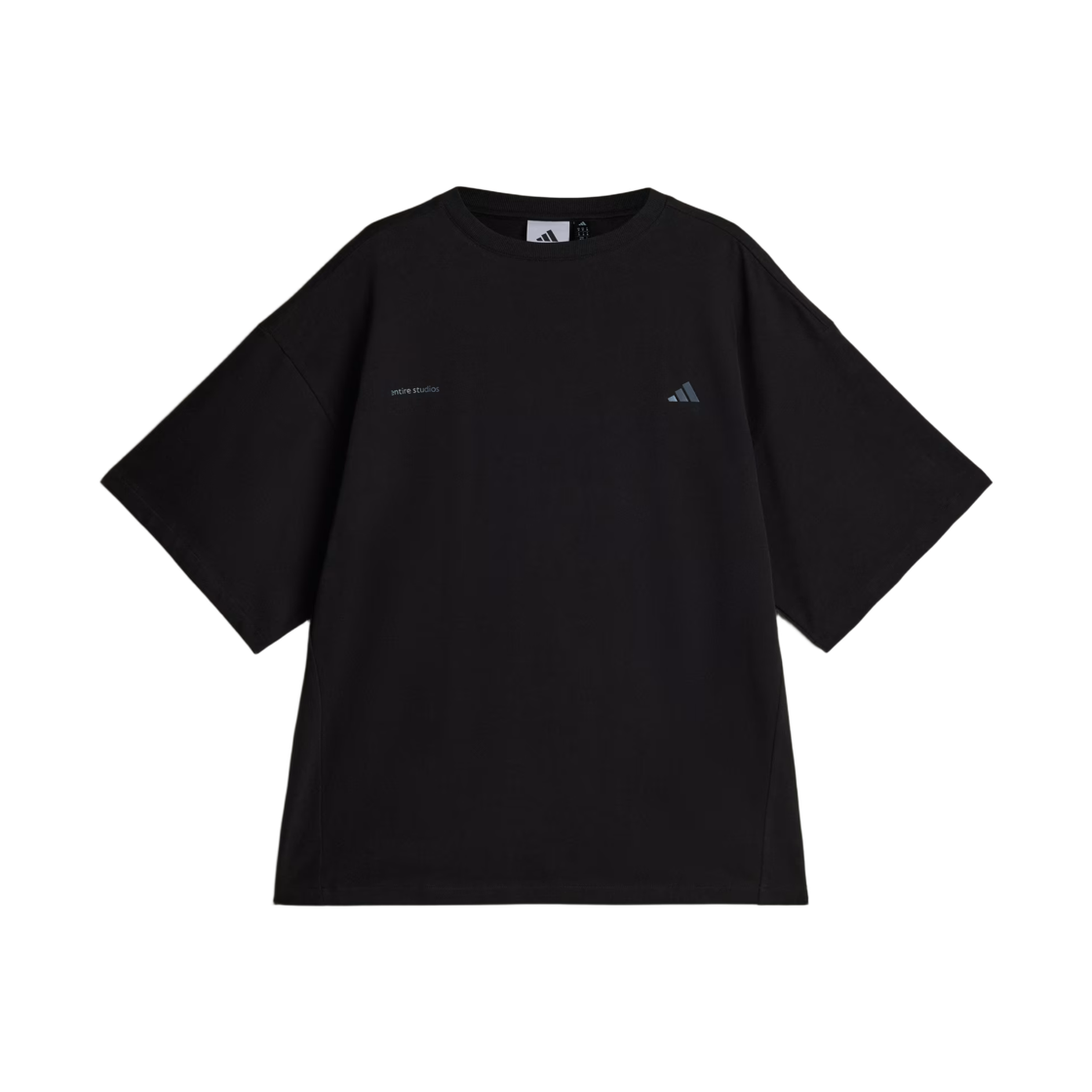 KD9201 Adidas x Entire Studios Uniform Oversized T-Shirt Black - KR Sizing