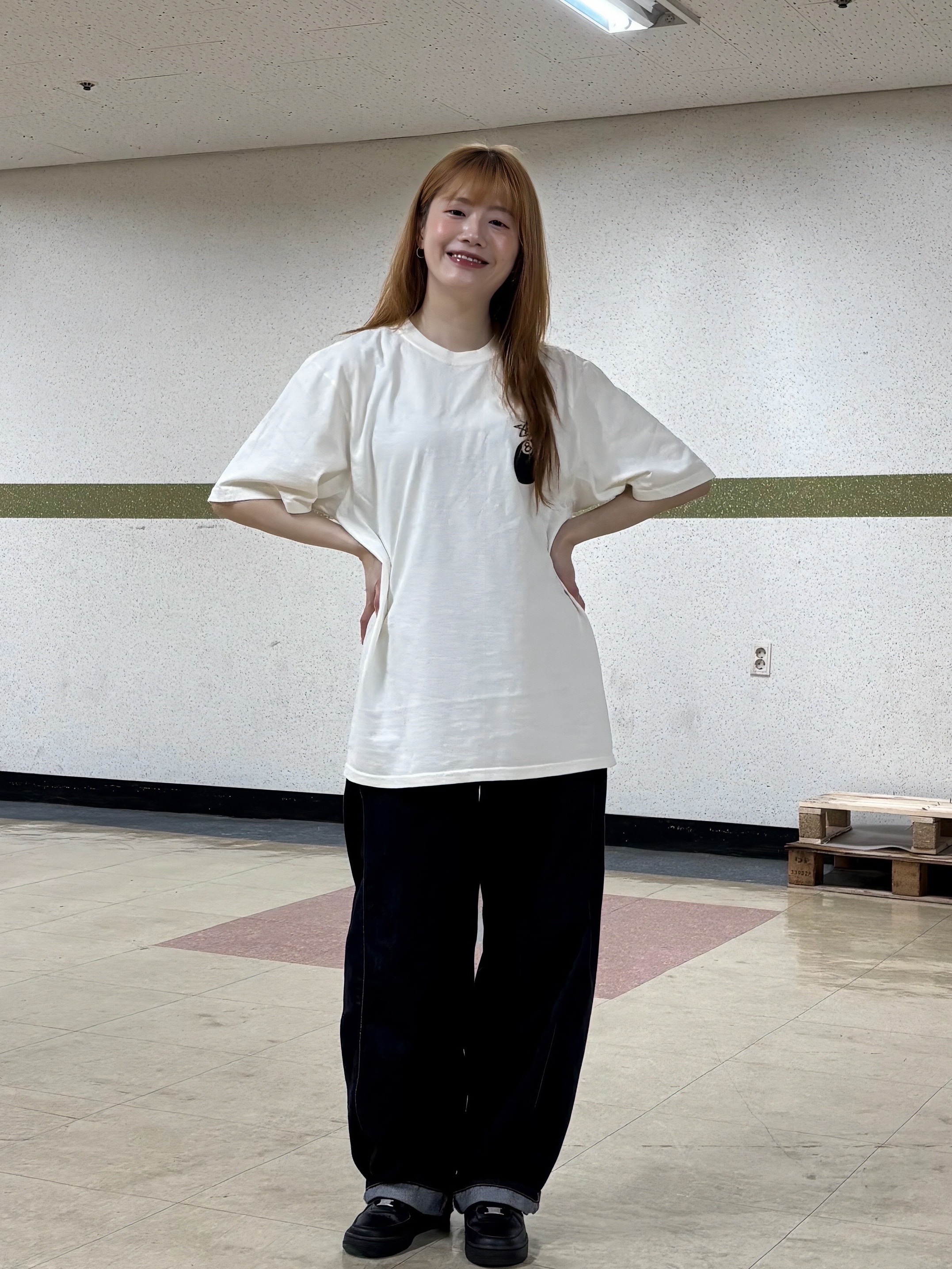 Stussy 8 Ball Pigment Dyed T-Shirt Natural, (W) Nike Air Force 1 '07 Low Triple Black 착용 스타일 - 6