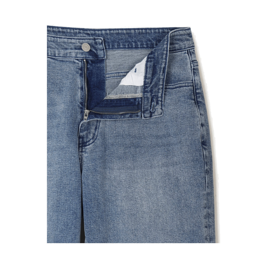 24/7 시리즈 세미 와이드 스트레이트 데님 블루(24/7 series Semi-Wide Straight Denim Blue) - 6