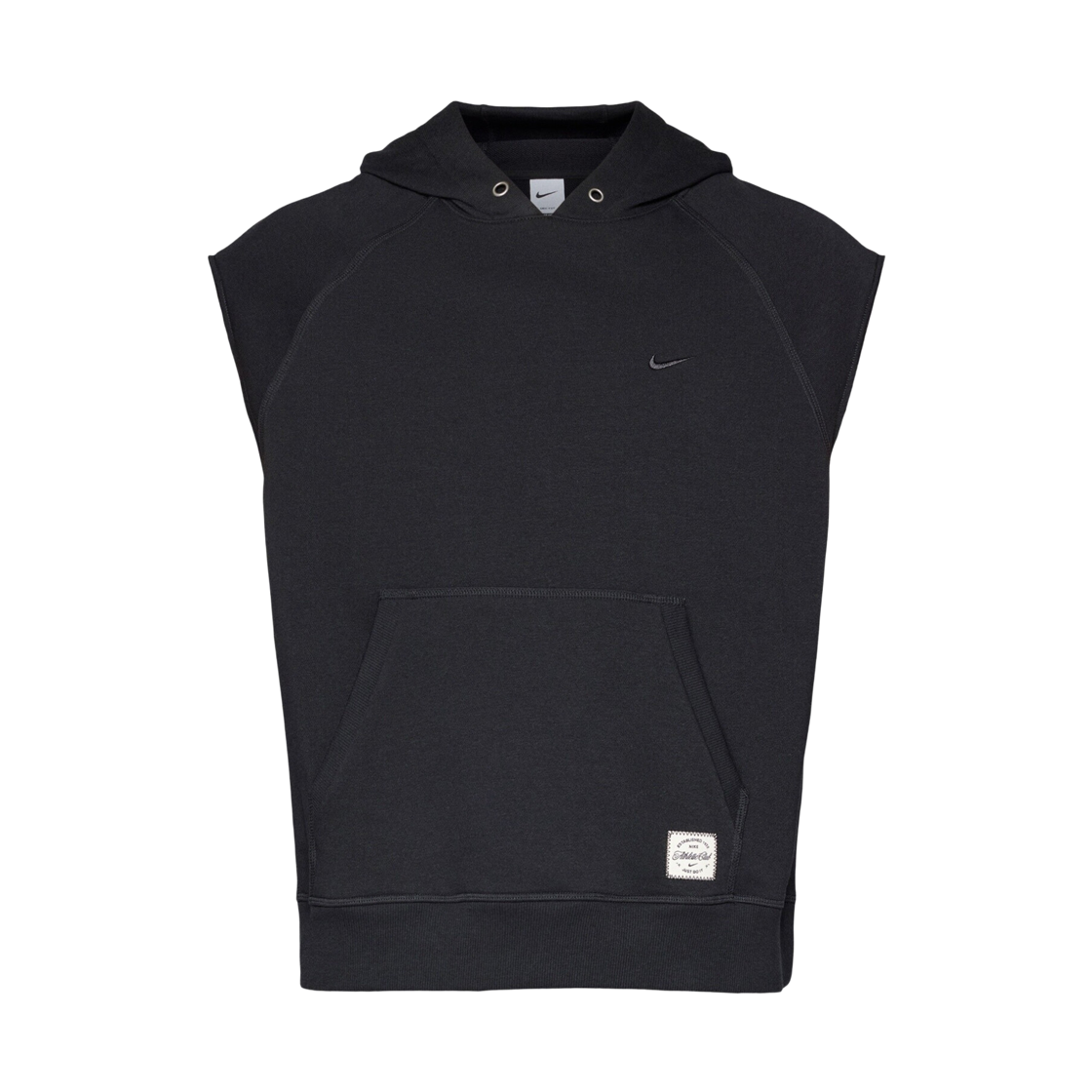 나이키 N.A.C. 드라이핏 플리스 슬리브리스 트레이닝 후드 블랙 - 아시아(Nike N.A.C. Dri-Fit Fleece Sleeveless Training Hoodie Black - Asia) - 1