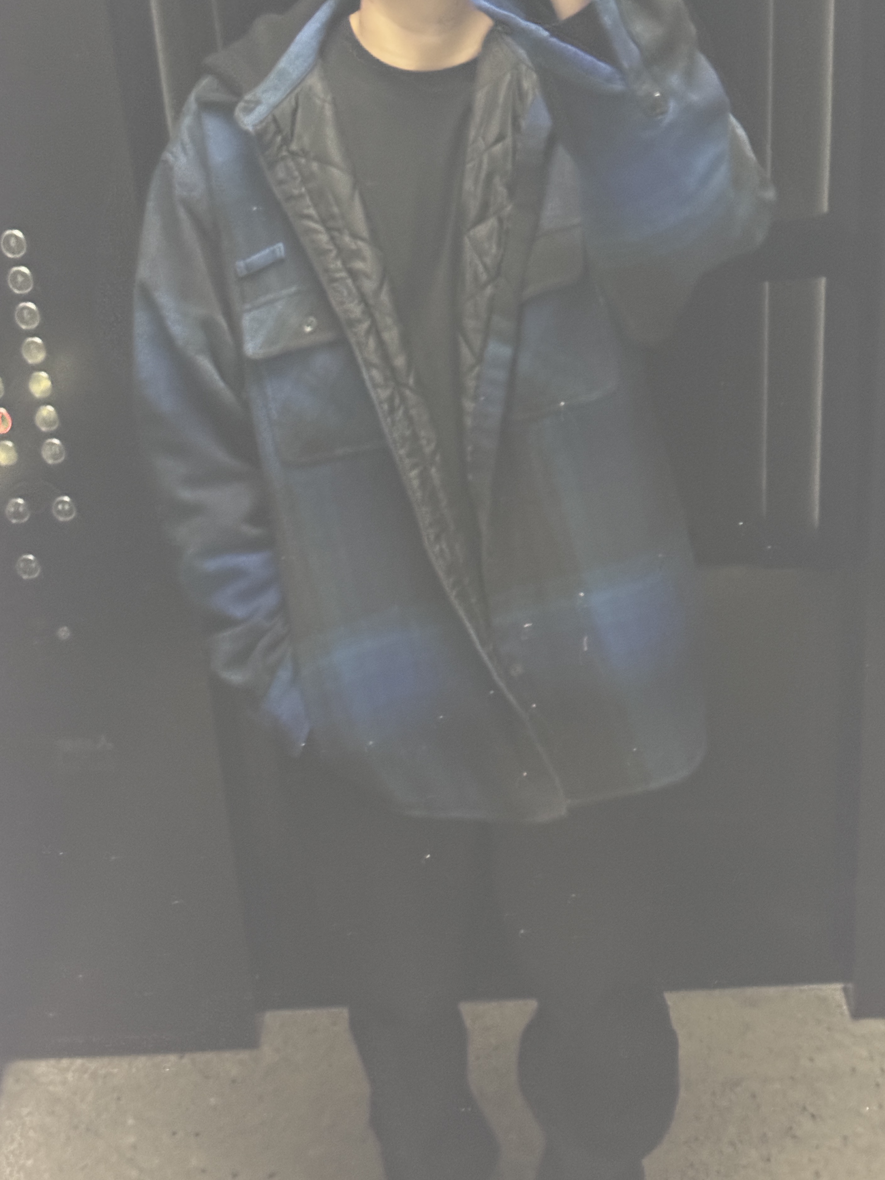 Supreme Quilted Lined Hooded Flannel Shirt Blue Plaid - 25SS 착용 스타일