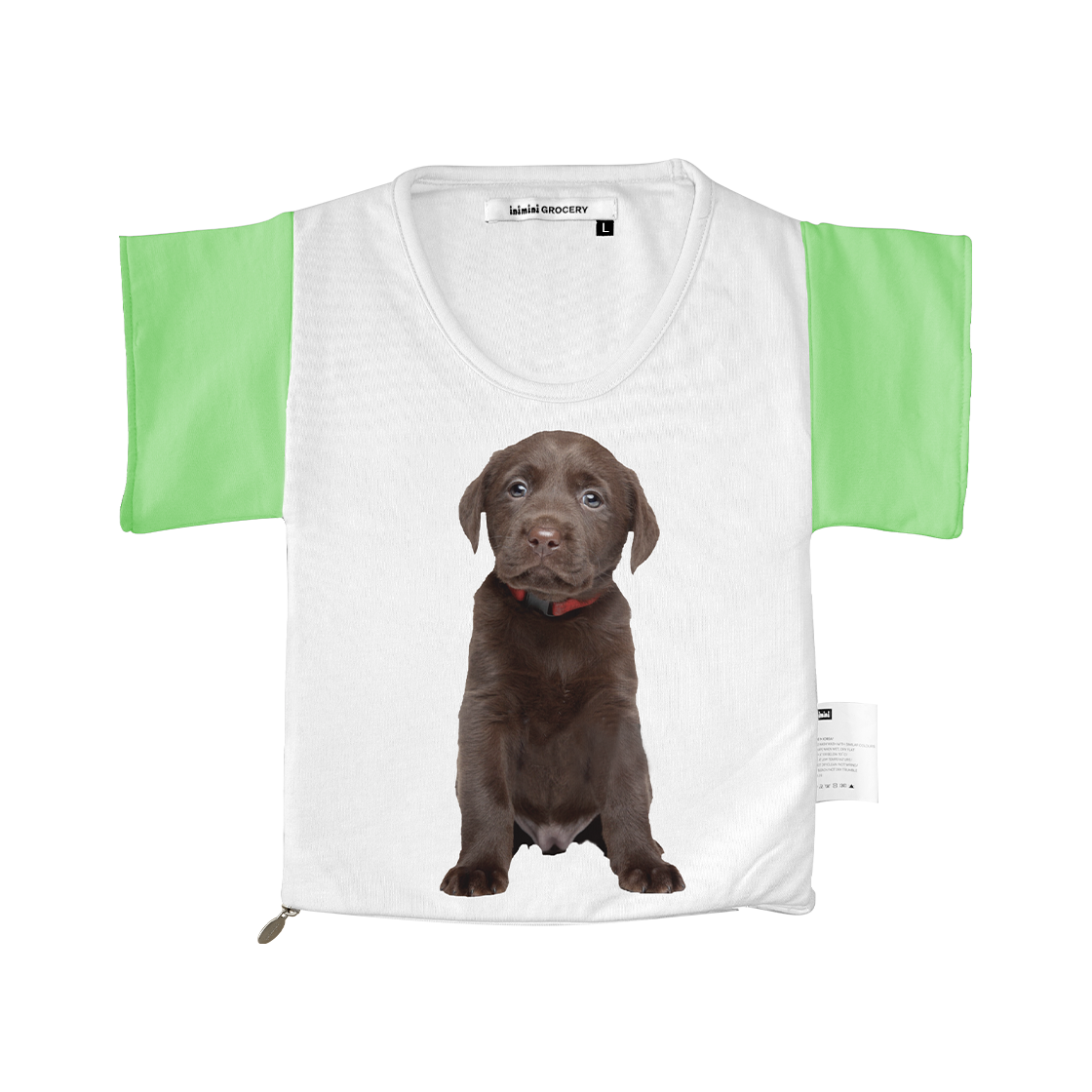 이니미니 티 파우치 - 브라운 리트리버(대)(INIMINI Tee pouch [pad / labtop]_Brown Retriever (L size))