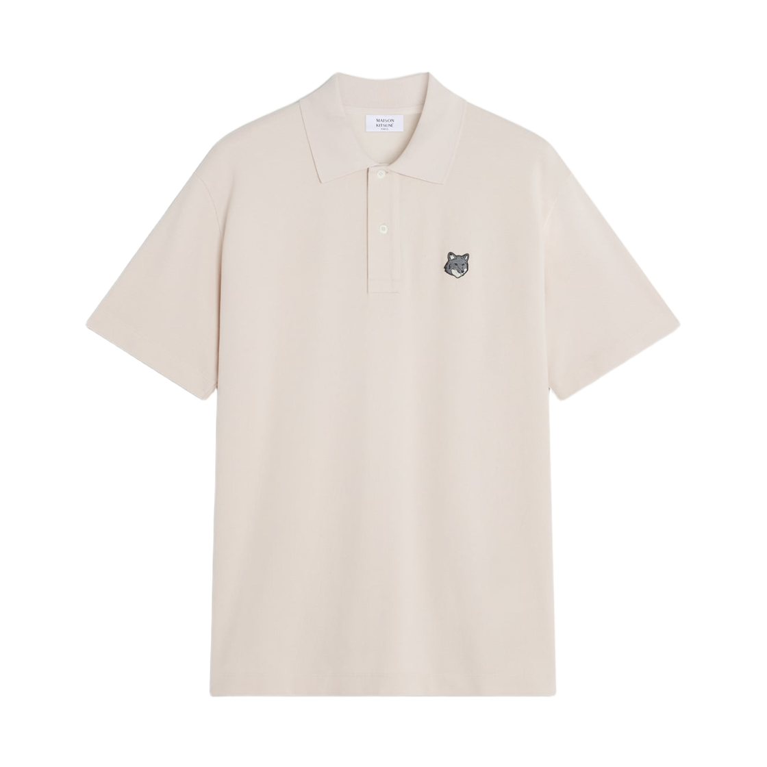 PM00210KP0001-0447 Maison Kitsune Fox Head Comfort Polo Lilac Powder