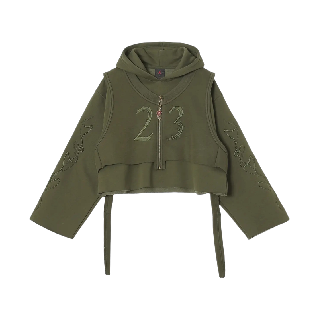 IM6257-326 (W) Jordan x Teyana Taylor Fleece Hoodie Rough Green (IM6257-326)