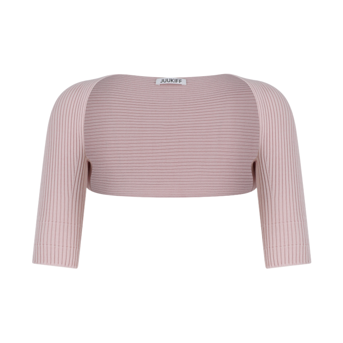 26SSMACD01 Juukiff Half Sleeve Cardigan In Modal Cotton Pink