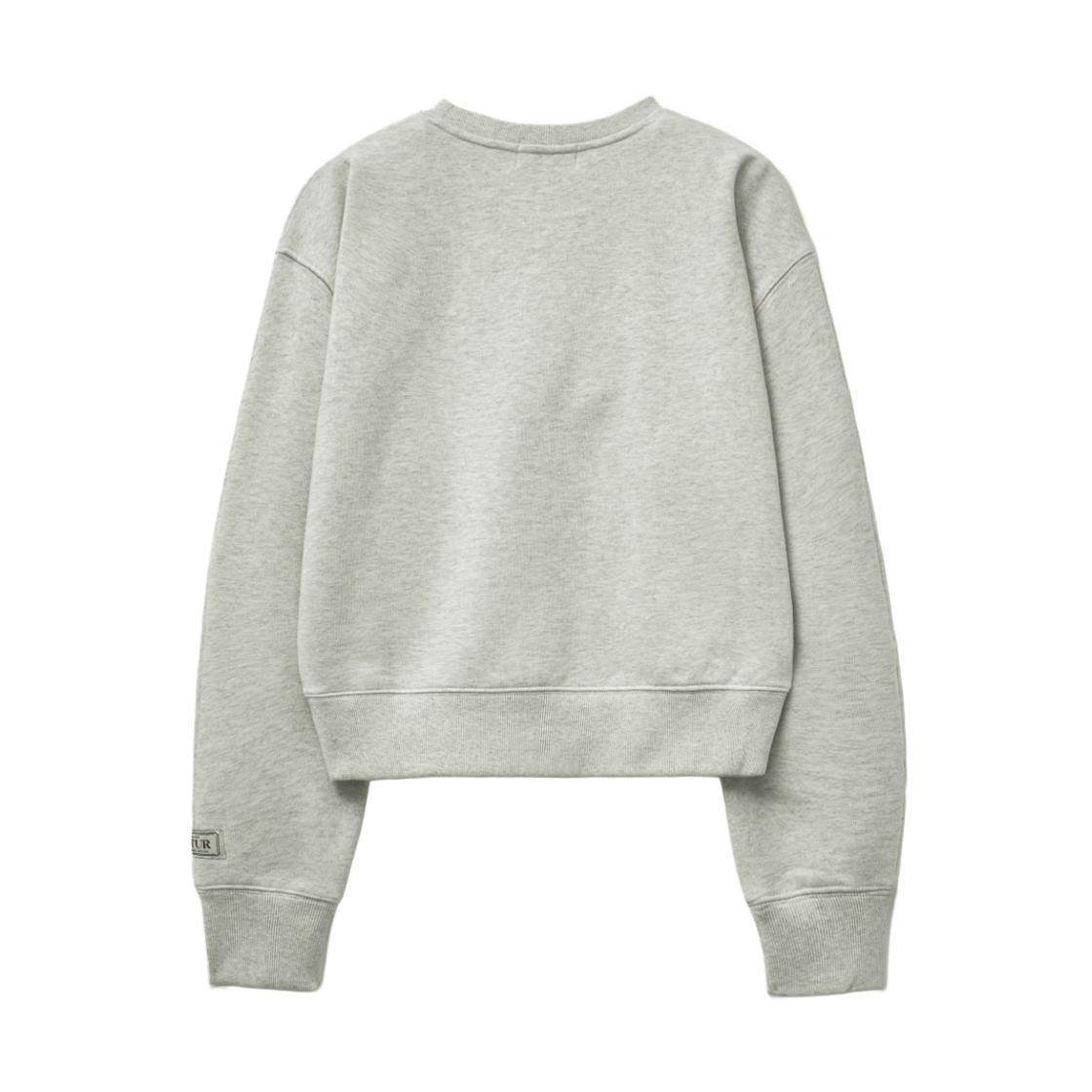 세터 우먼 아페로 볼륨 슬리브 크롭 스웨트셔츠 오트밀(SATUR W Apero Volume Sleeve Crop Sweatshirt - Oatmeal) - 2