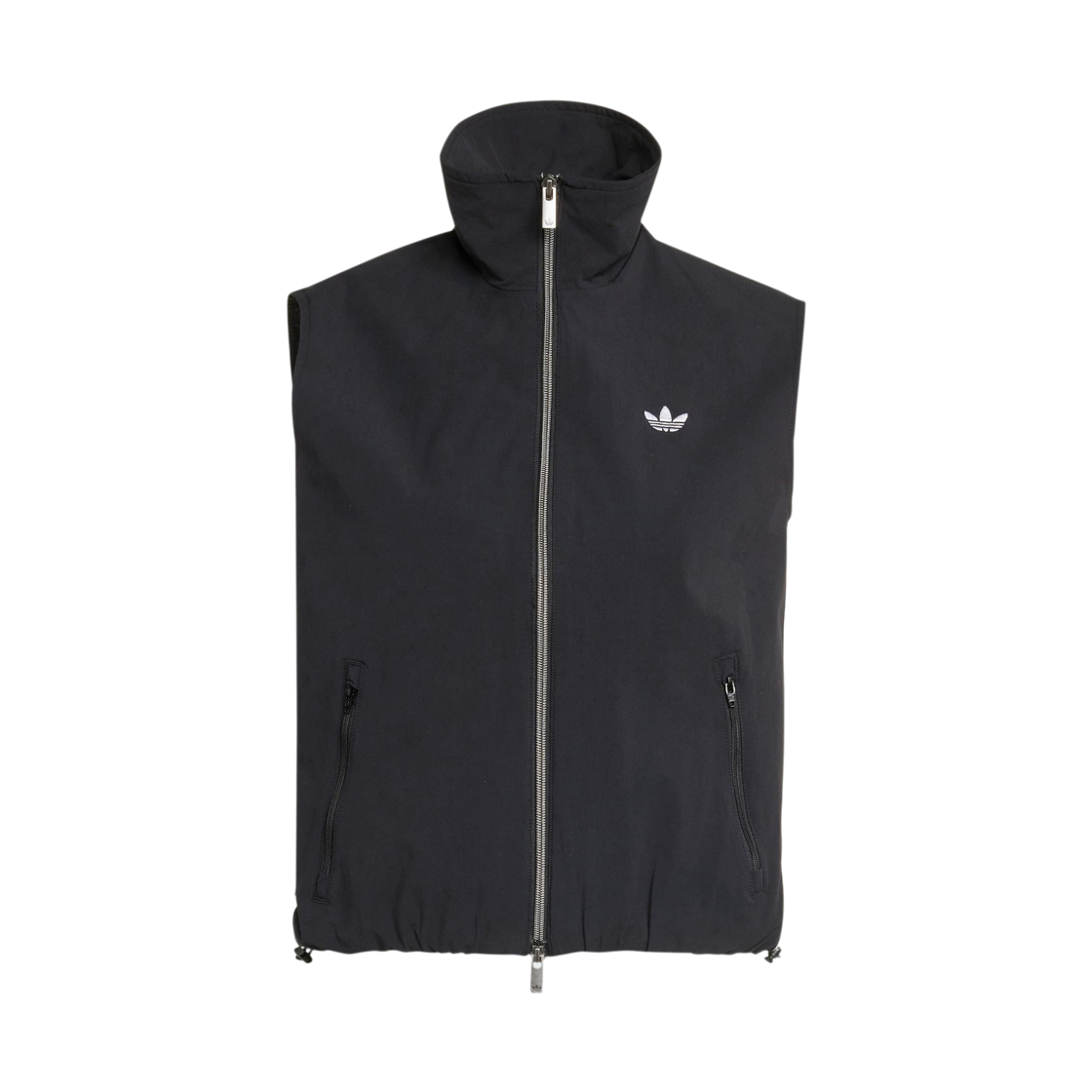 (W) 아디다스 아딜레늄 5.0 슬리브리스 트랙탑 블랙 - KR 사이즈((W) Adidas Adilenium 5.0 Sleeveless Track Top Black - KR Sizing) - 1