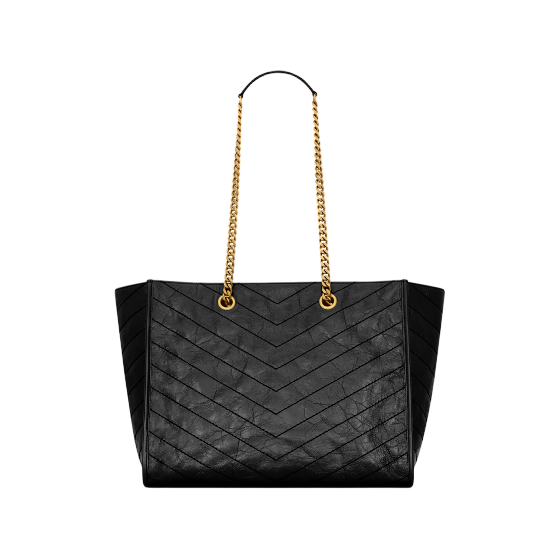 생로랑 니키 쇼핑백 빈티지 레더 블랙(Saint Laurent Niki Shopping in Vintage Leather Black) - 2