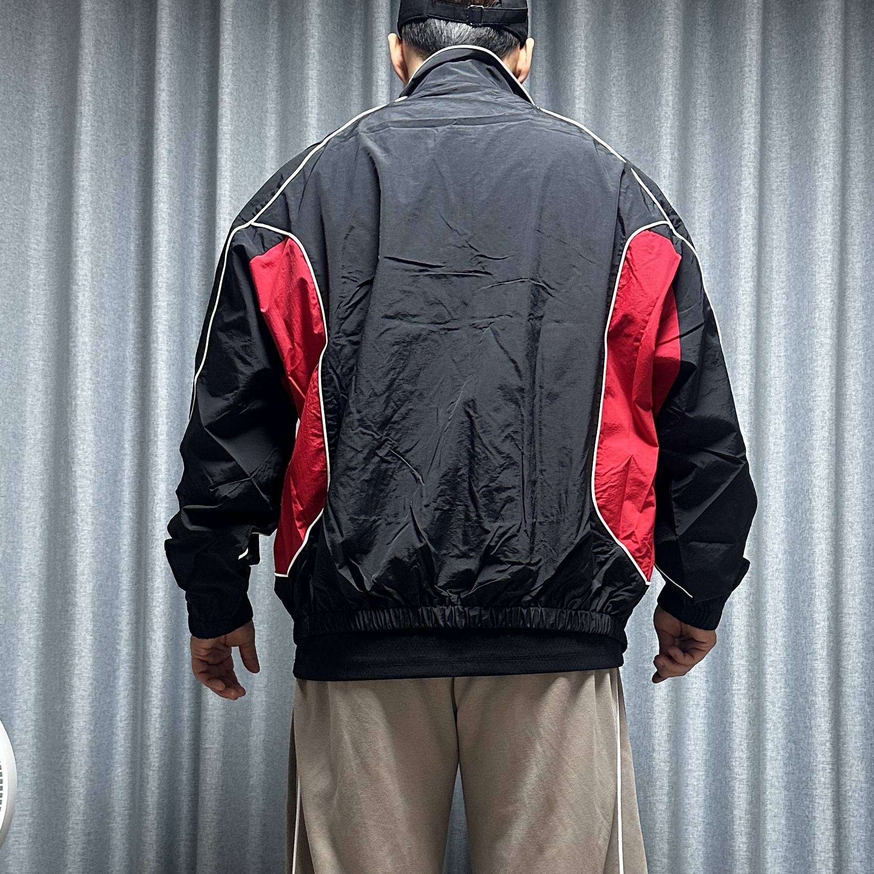 Palace Hong Kong Track Jacket Black - 26SS 착용 스타일 - 4