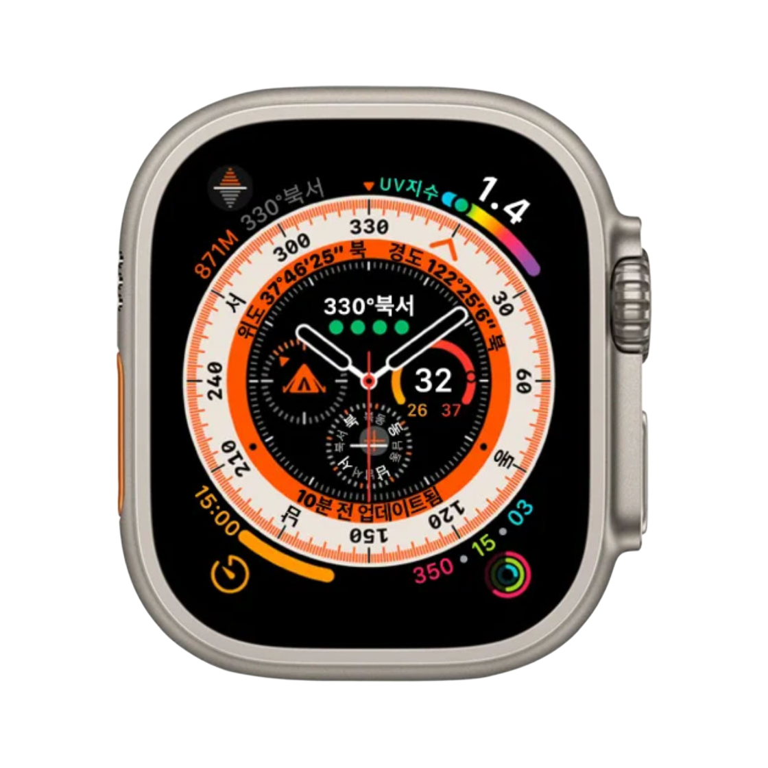 [A등급] 리퍼비시 애플워치 울트라 49mm 셀룰러 내추럴([A등급] Refurbished Apple Watch Ultra 49MM Cellular Natural)