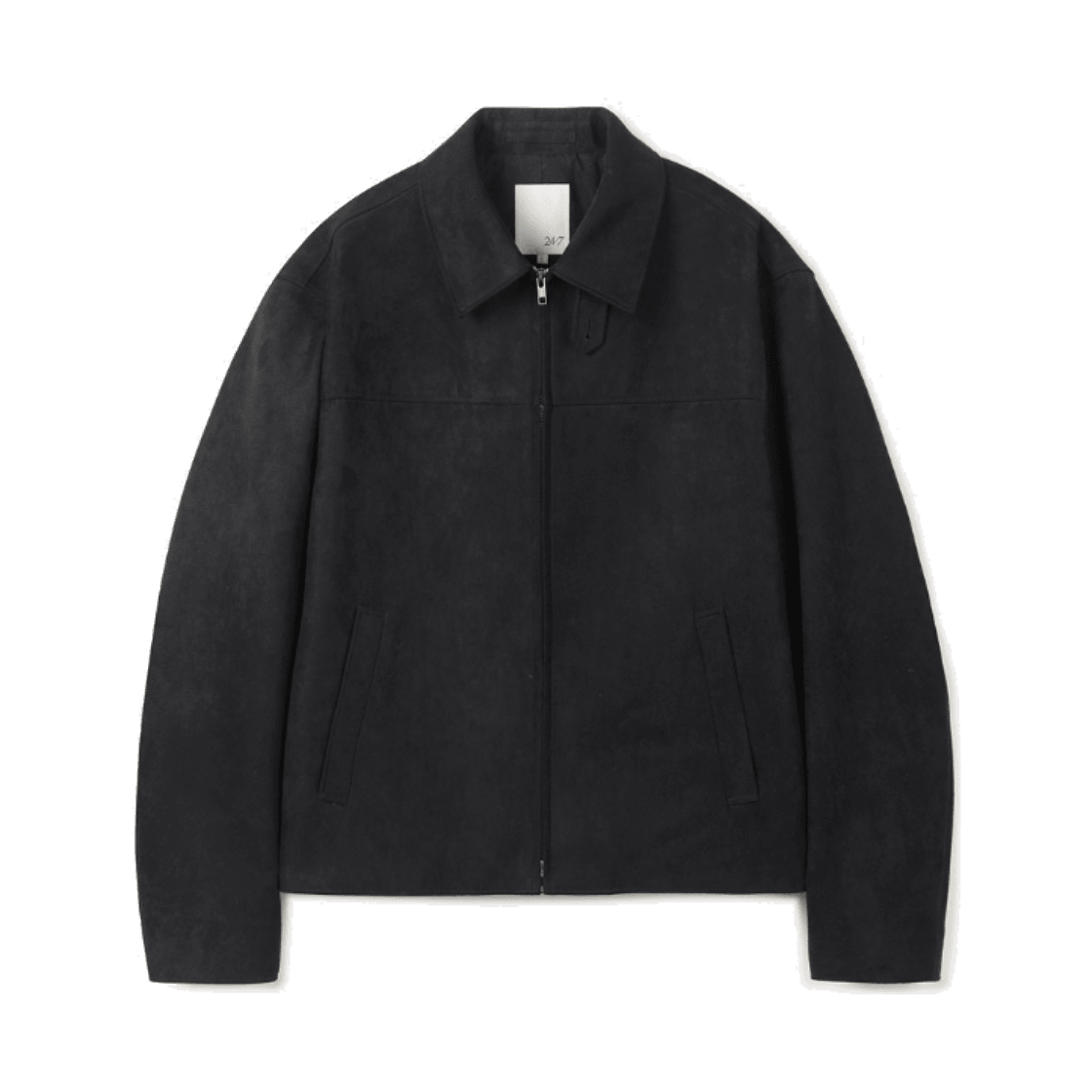 24/7 시리즈 스웨이드 크롭 재킷 블랙