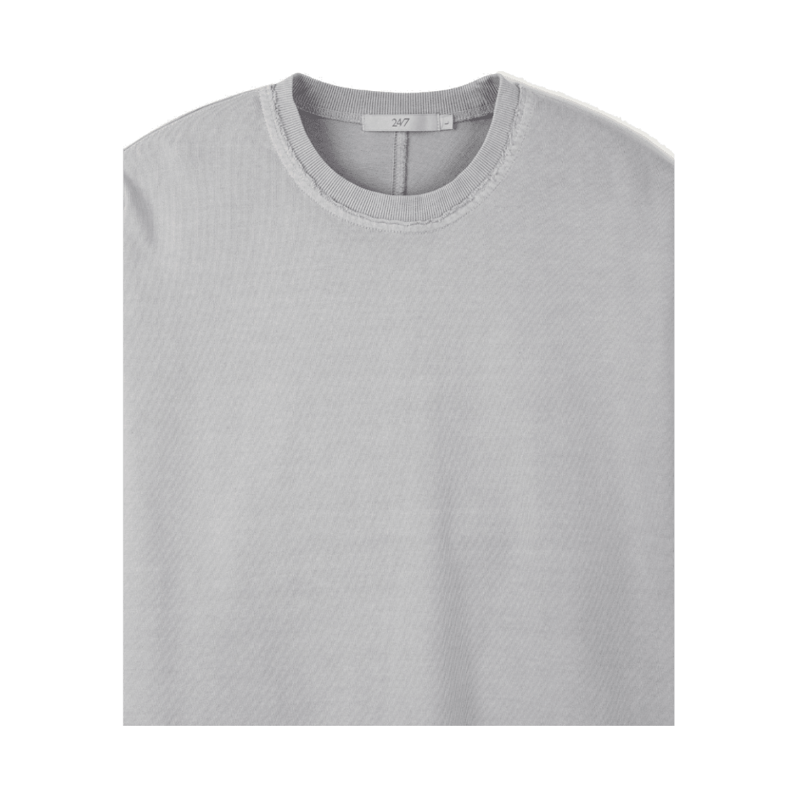 24/7 시리즈 다이드 워싱 로우 엣지 롱슬리브 티셔츠 더스티 화이트(24/7 series Dyed Raw Edge Long Sleeve Dusty White) - 3