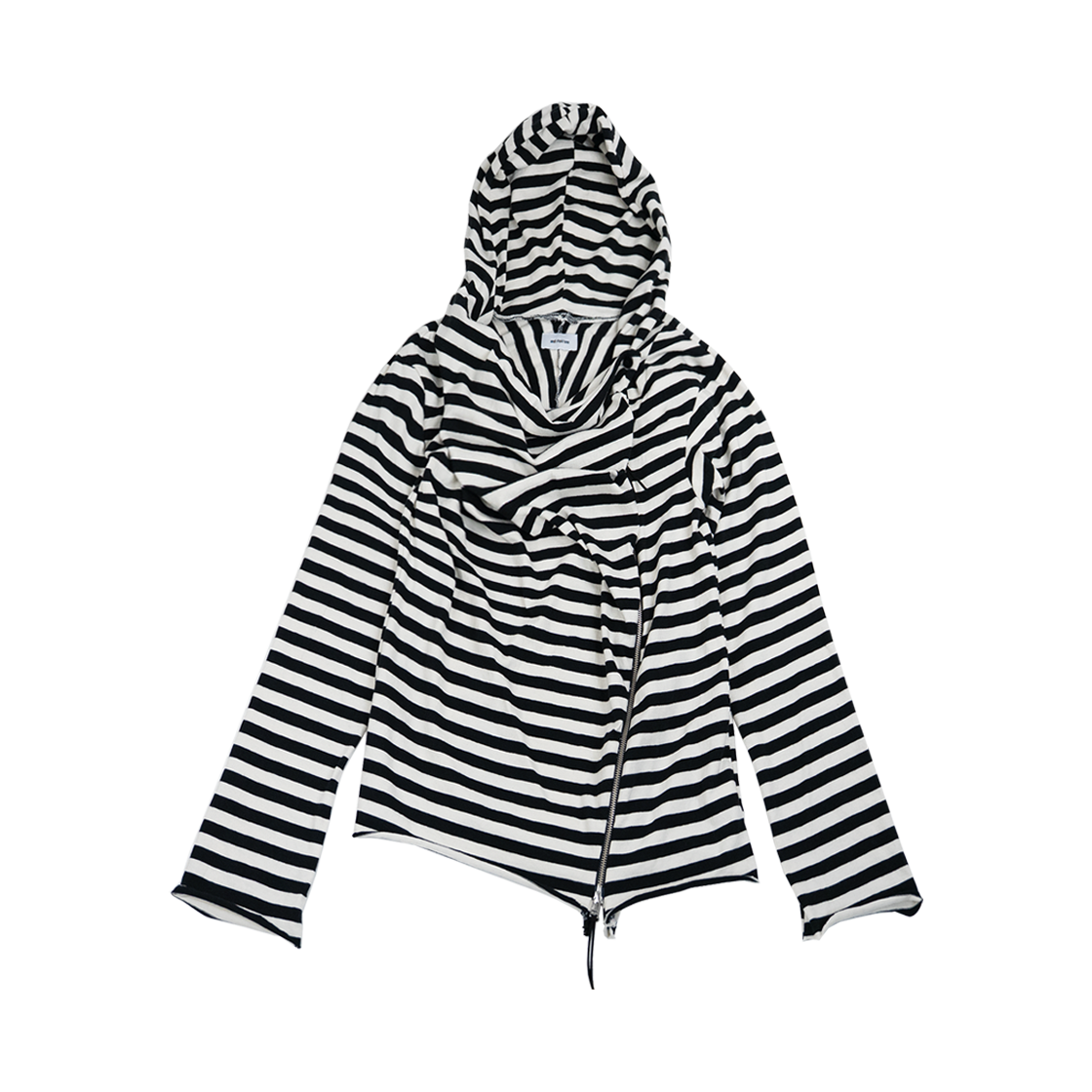 스몰스튜핏튠즈 드레이프 집업 후디 지브라(smallstupidtunes Drape Zip-Up Hoodie Zebra) - 1