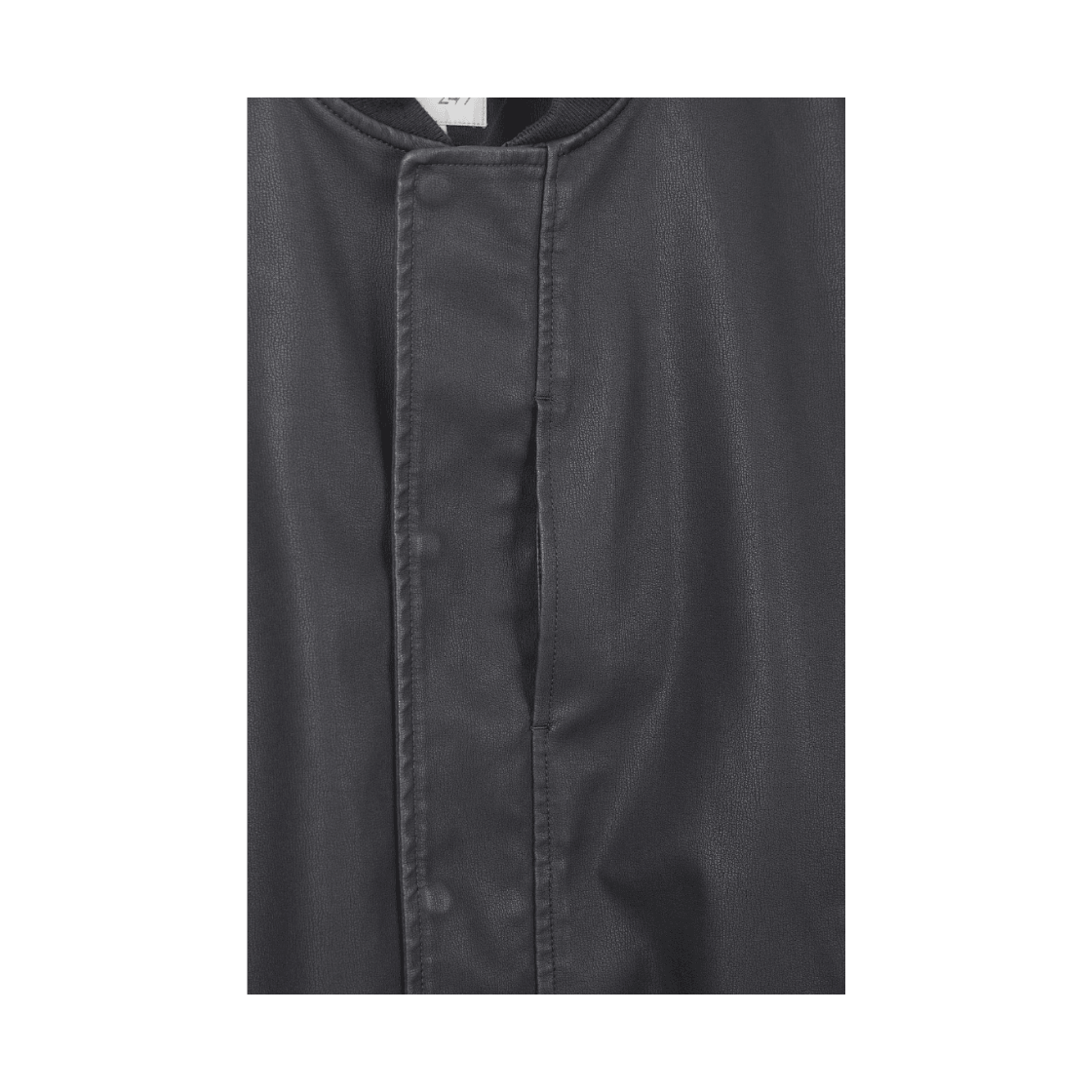 24/7 시리즈 레더 Ma-1 자켓 차콜(24/7 series Leather Ma-1 Jacket Charcoal) - 4