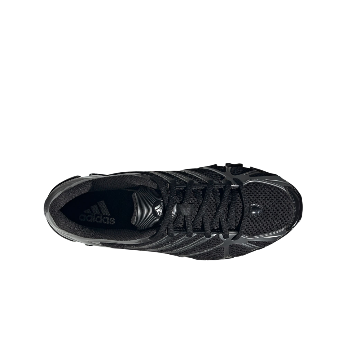 (W) 아디다스 메가 고스트라이드 코어 블랙 아이언 메탈릭((W) Adidas Mega Ghostride Core Black Iron Metallic) - 2