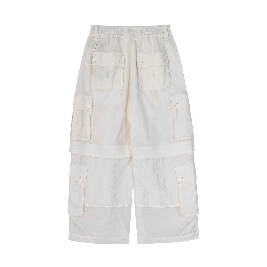 송지오 컬렉션 고스트 메타 팬츠 화이트(SONGZIO COLLECTION Ghost Meta Pants White) - 2
