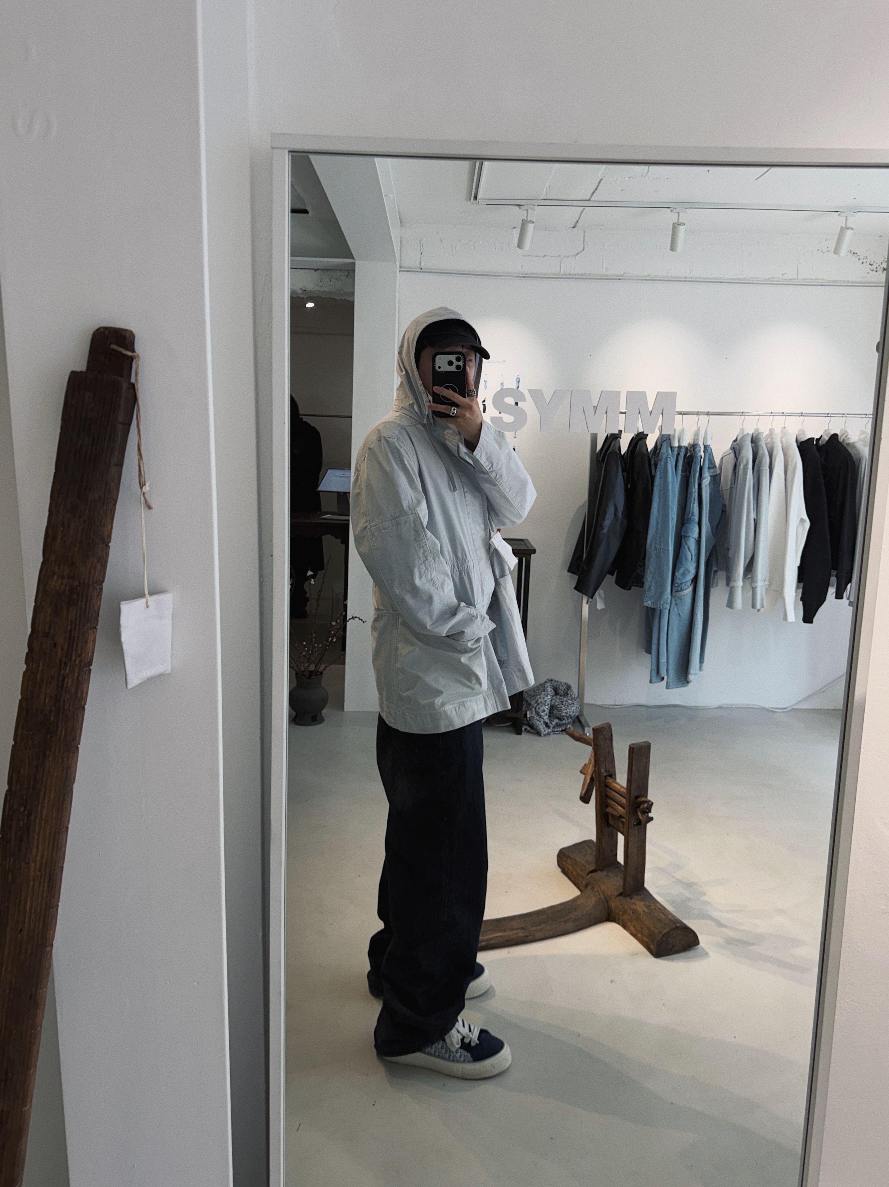 STU Lambskin Zipper Leather Jacket In Black, Audemars Piguet Royal Oak Selfwinding Chronograph 41mm Steel Bracelet Silver 착용 스타일 - 5