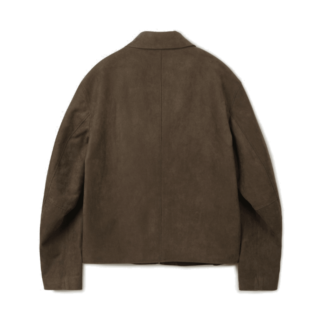 24/7 시리즈 스웨이드 크롭 재킷 다크 브라운(24/7 series Suede Crop Jacket Dark Brown) - 2