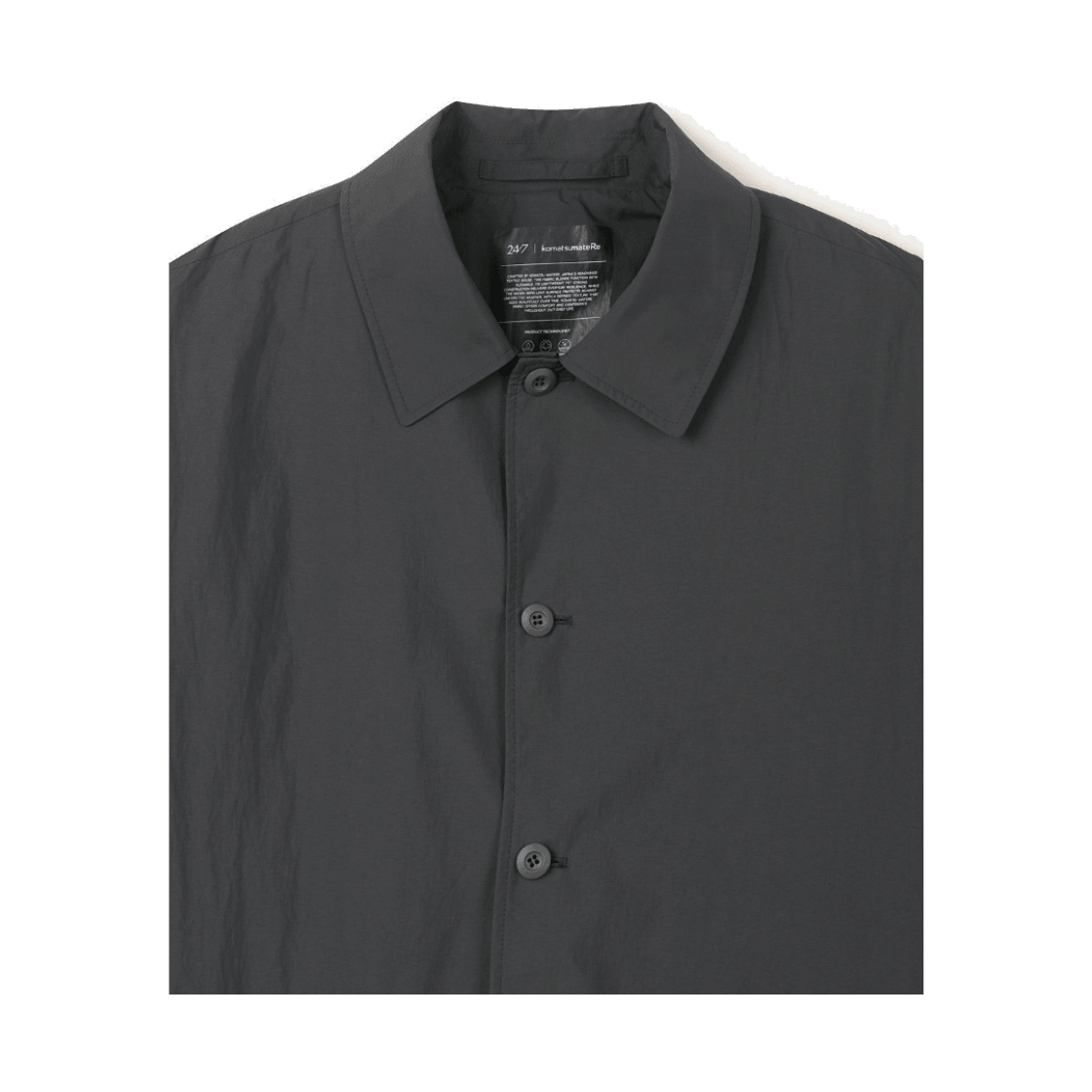 24/7 시리즈 고마츠 7Days 셔츠 자켓 차콜(24/7 series Komatsu 7Days Shirts Jacket Charcoal) - 3