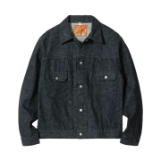 Sugar Cane 14.25 oz. 1953 Model Denim Jacket One Wash Black