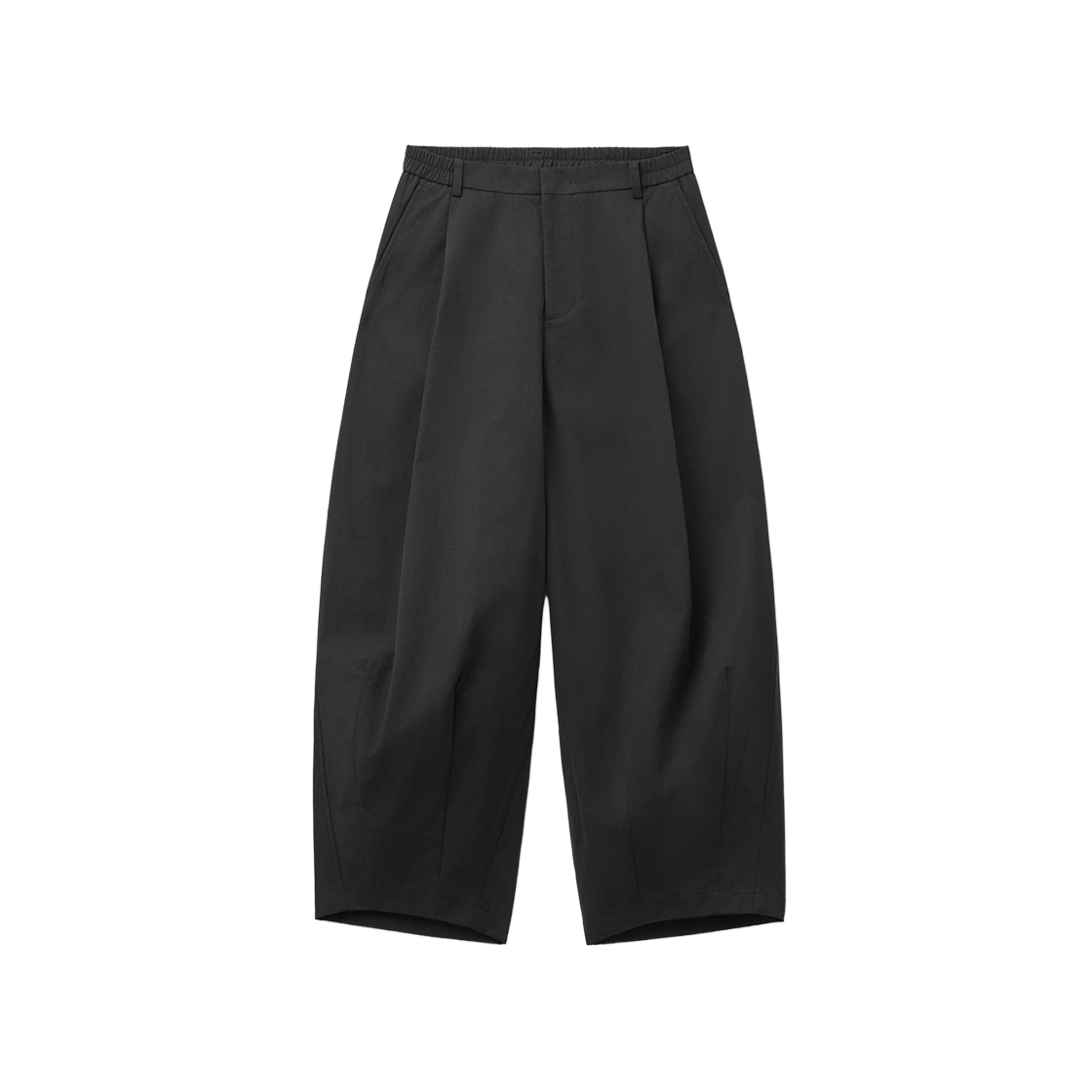 커스텀멜로우 볼륨 코튼 팬츠 블랙(Customellow Volume Cotton Pants Black) - 1