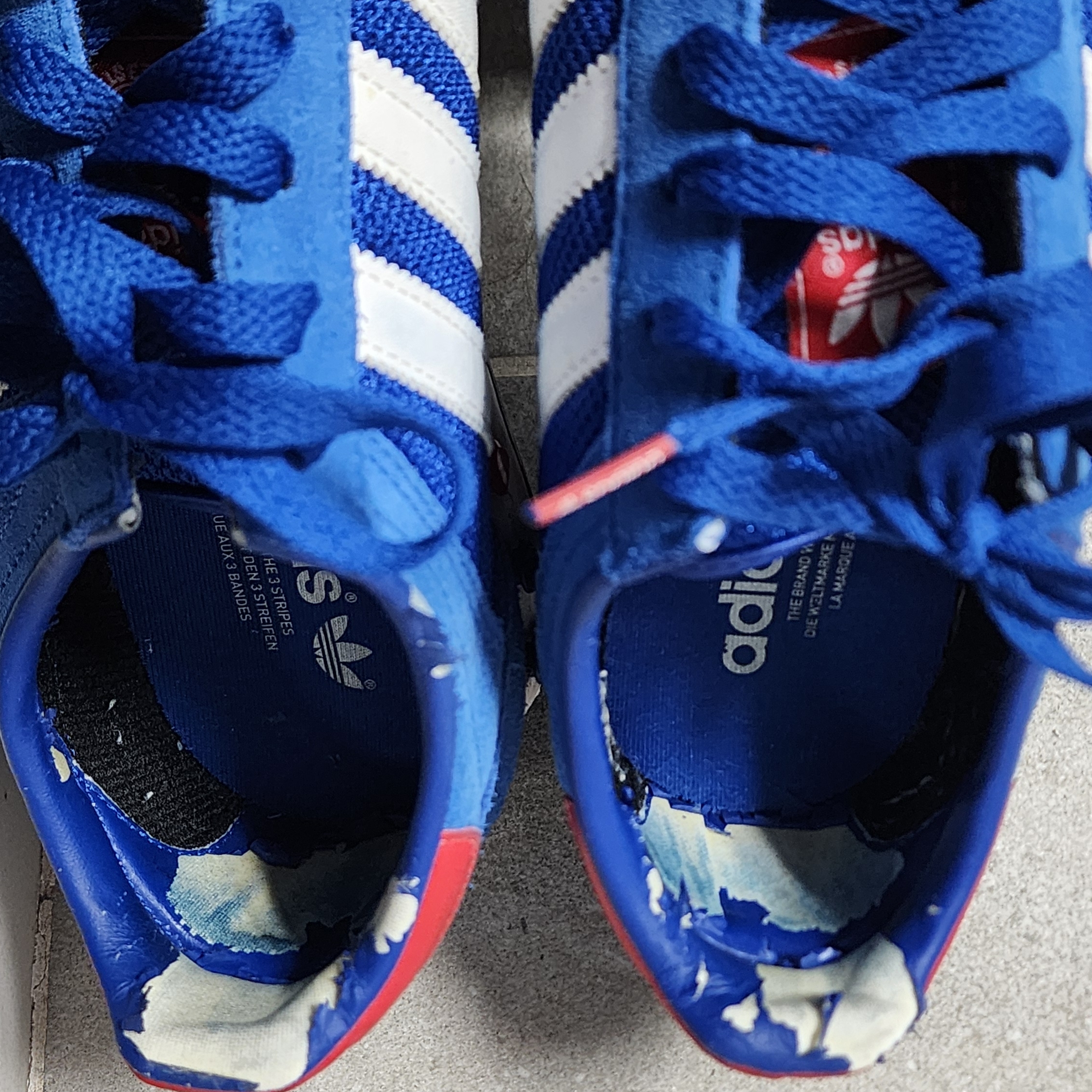 Adidas LA Trainer Royal Blue 착용 스타일 - 3